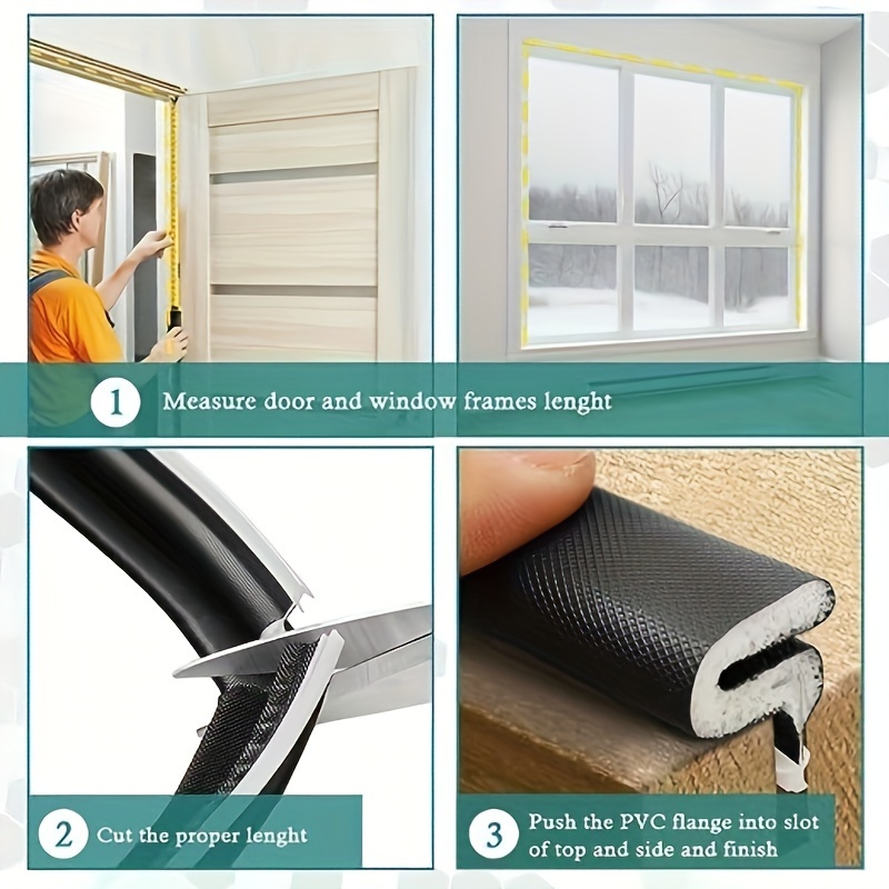 1 Stück Tür- Und Fensterdichtungsstreifen, Wärmedämmung