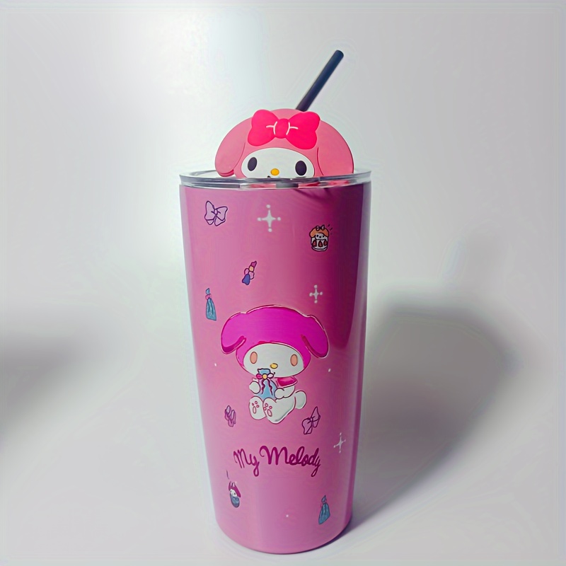 Sanrio Hello Kitty Kawaii Straw Water Bottle Cover My Melody