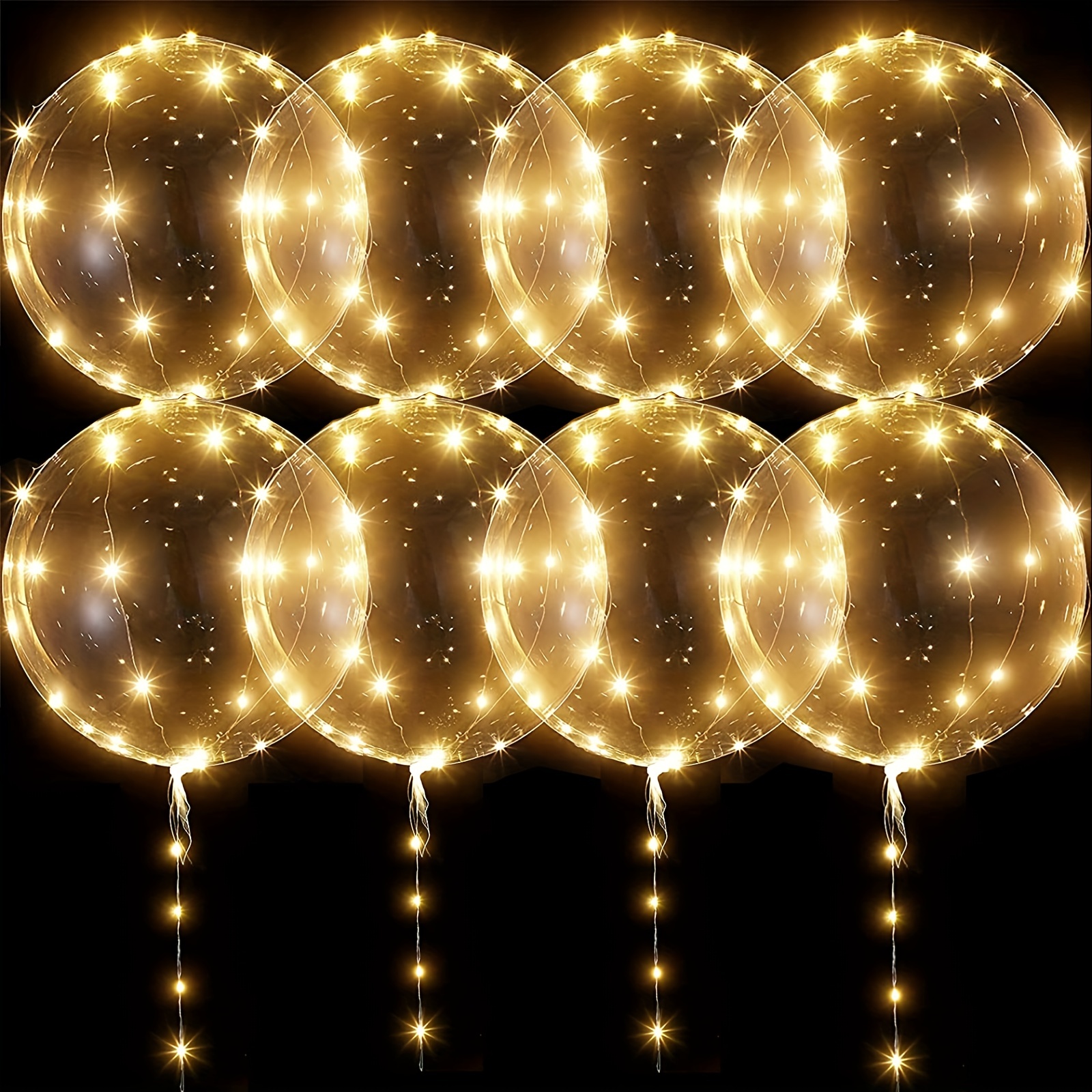 Globos LED 10 globos iluminados de 20 pulgadas globos Bobo - Temu
