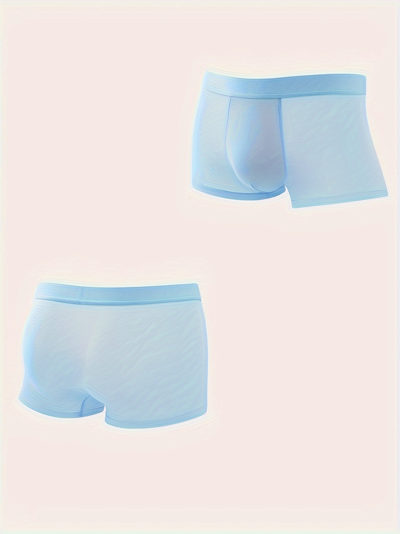 Men's Ice Silk Cool Underwear Quick drying Breathable Soft - Temu