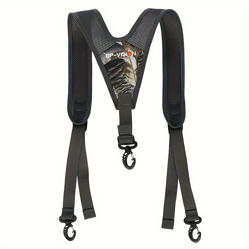 1pc Men's Tool Belt Suspenders, Shoulder Straps Outdoor Hiking Waist Bag Suspenders Accessories,Temu