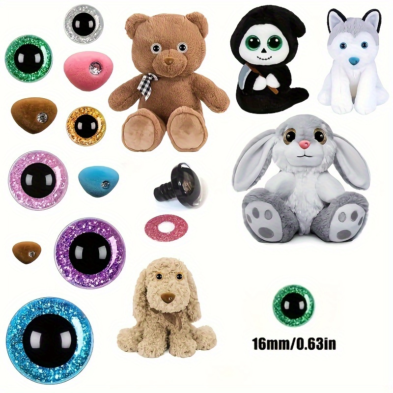 20 Pcs Glass Doll Eyes DIY Crafts Eyeballs For Kids DIY Doll Eye  Accessories