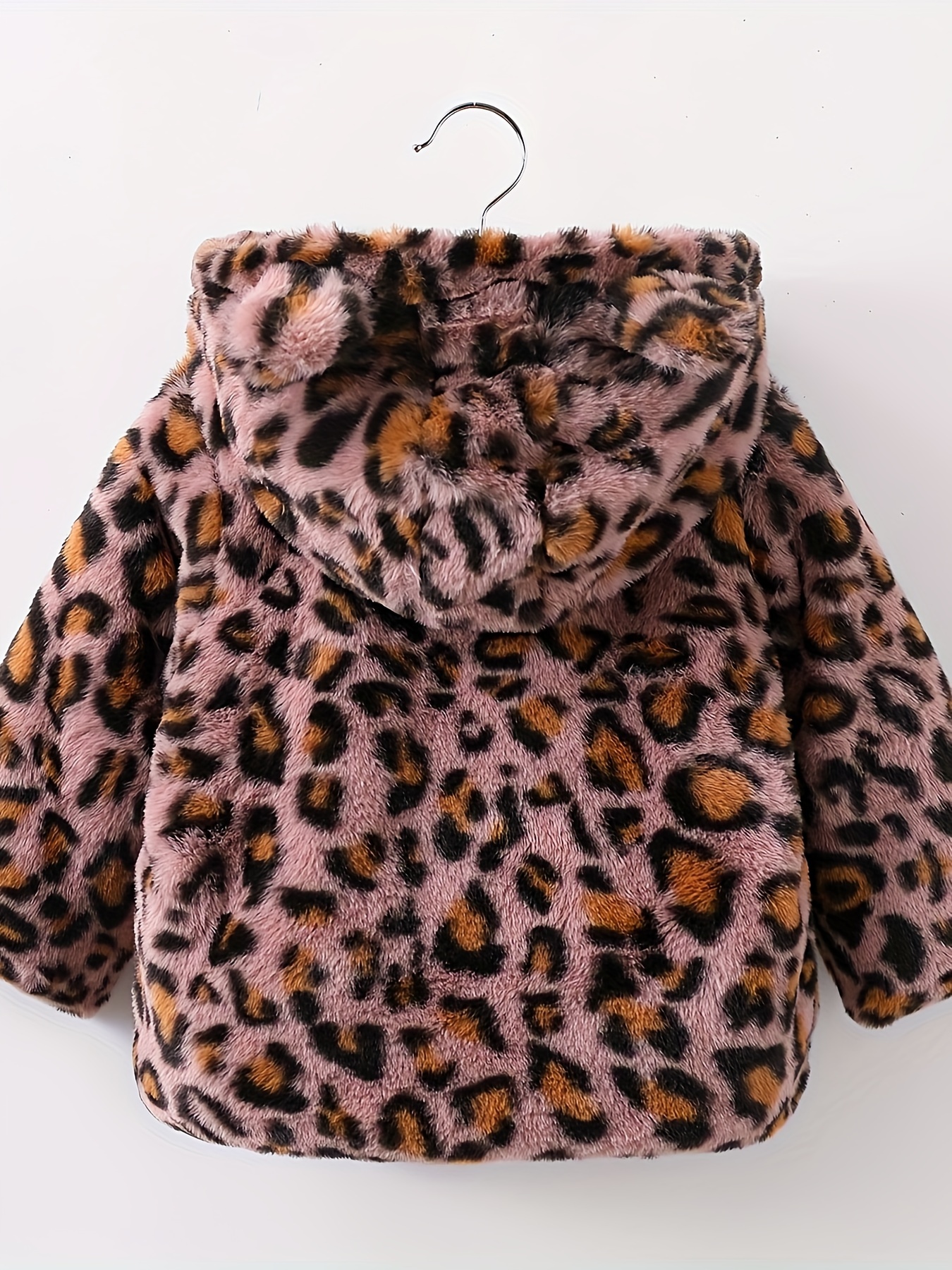 Leopard print winter outlet jacket