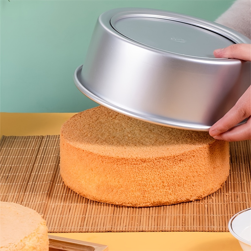 Cake Mold 4/5/6/7inch Non-Stick Aluminum Round Cake Pan with Removable  Bottom for