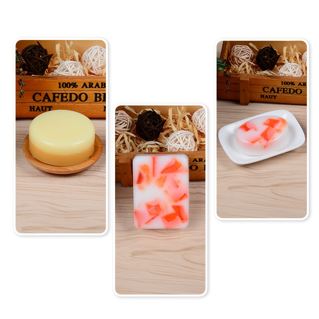 Three Soap Silicone Molds Three, Food Grade Silicone Molds Making