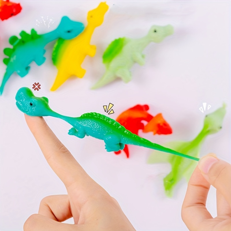 Slingshot Dinosaur Finger Toys, Catapult Toys Elastic Flying