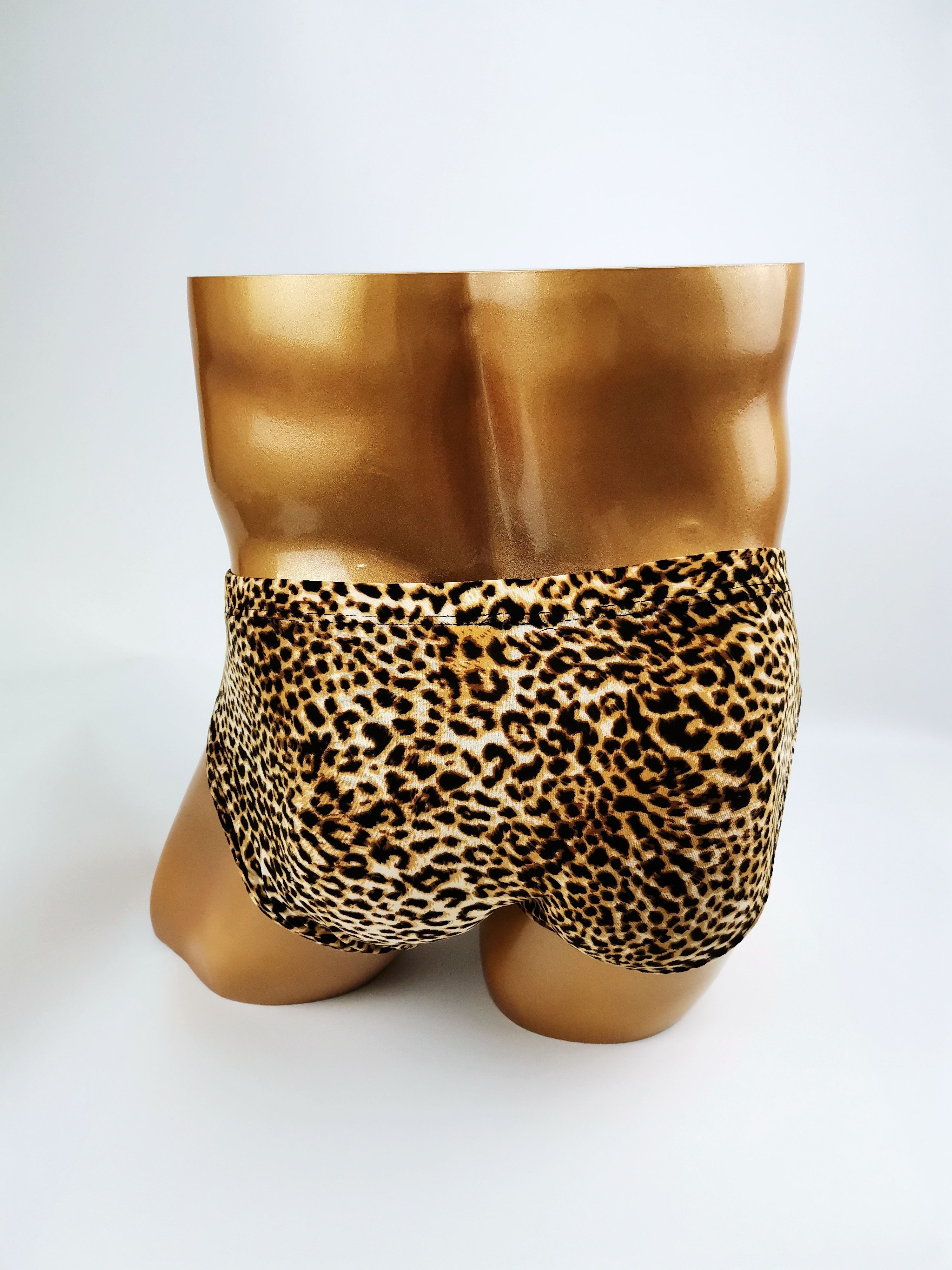 Men's Underwear Sexy Leopard Snake Pattern Pouch U Convex - Temu