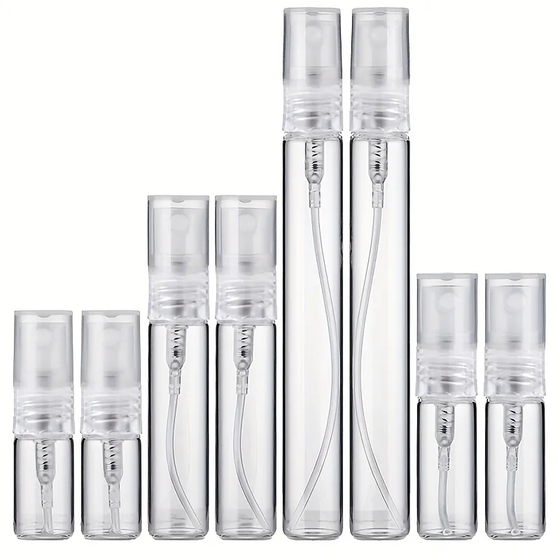 Mini Perfume Spray Bottles, Small Clear Glass Refillable Makeup