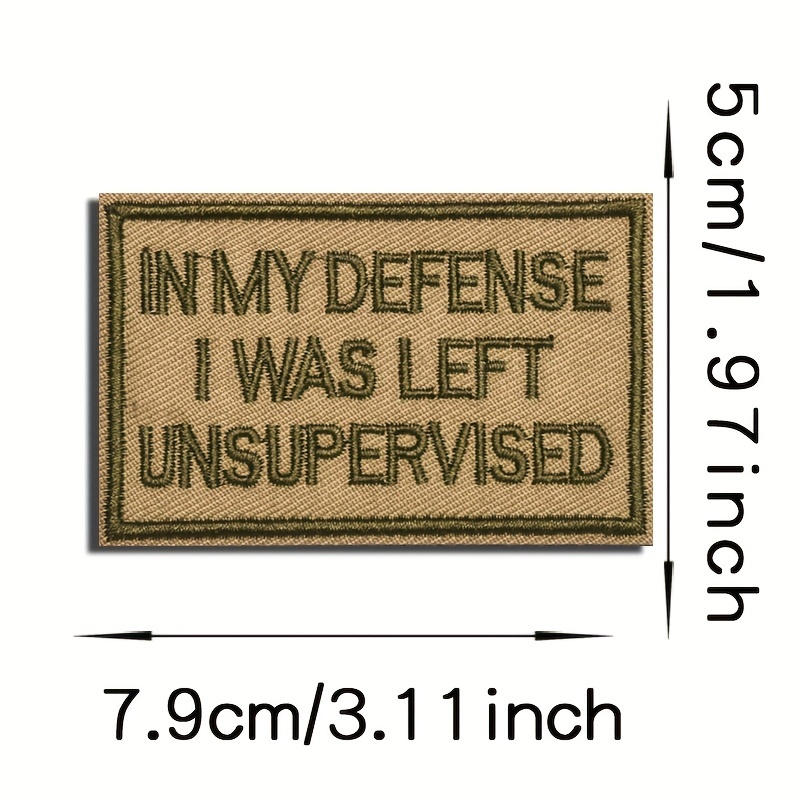 But Did You Die Morale Tactical Patch Embroidered Applique Fastener Hook &  Loop Emblem : : Sports & Outdoors