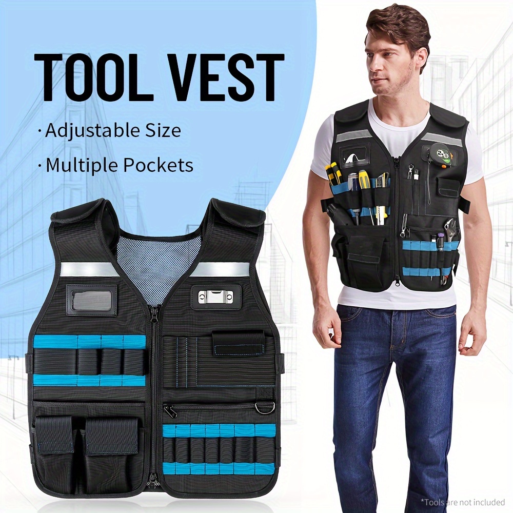 Vest With Pockets - Temu