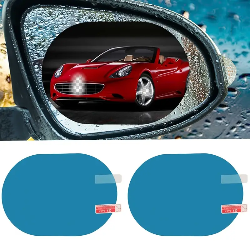 2 Stück Auto lkw rückspiegel Regenschutzfolie Fensterglas - Temu Austria