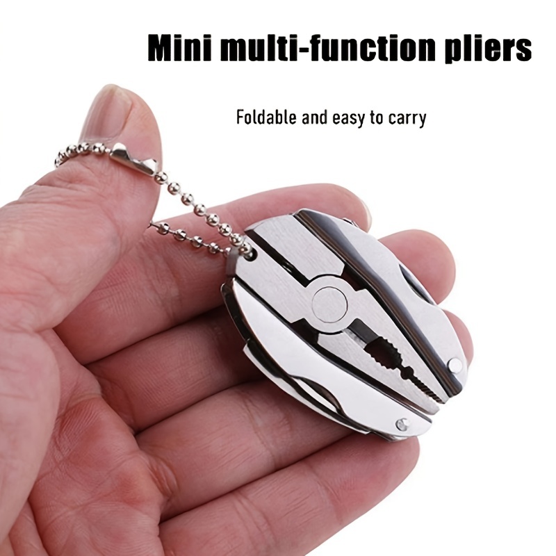 1pc Stainless Steel Multifunctional Keychain Tool Kit For Outdoor Camping  Fishing And Hunting Includes Pliers Knife And Screwdriver - Sports &  Outdoors - Temu Canada