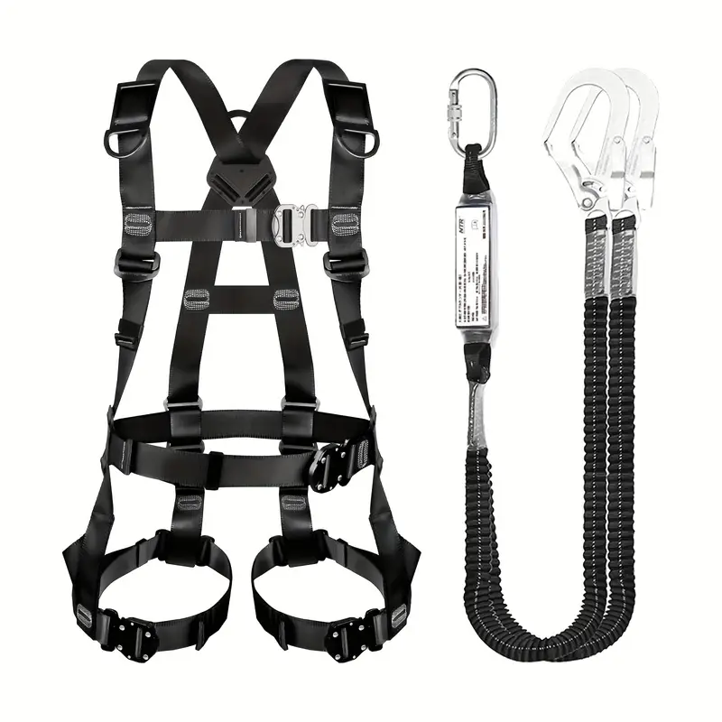 Full Harness Safety Belt New Standard Set Belly Chest Legs - Temu