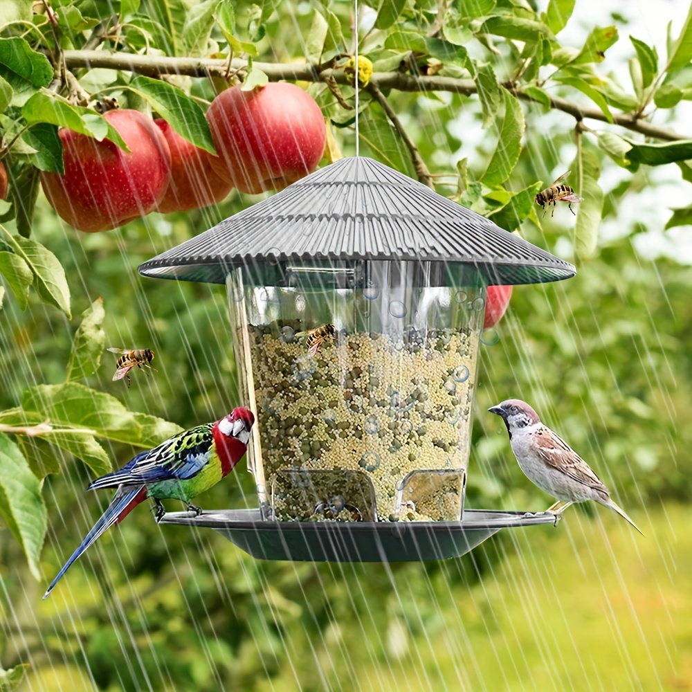 pranovo Bac à graines pour Oiseaux avec Plateau à Suspendre : :  Jardin
