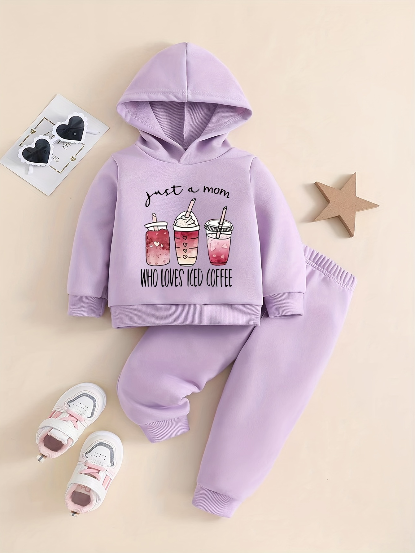 Infant Baby Girls Fashionable Hooded Pullover Long Sleeve - Temu