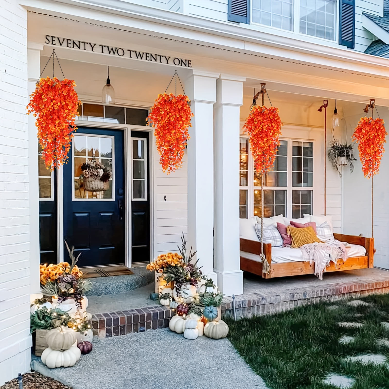 Fall Eucalyptus and fern Garland￼ Each Home Interior Decor Fall