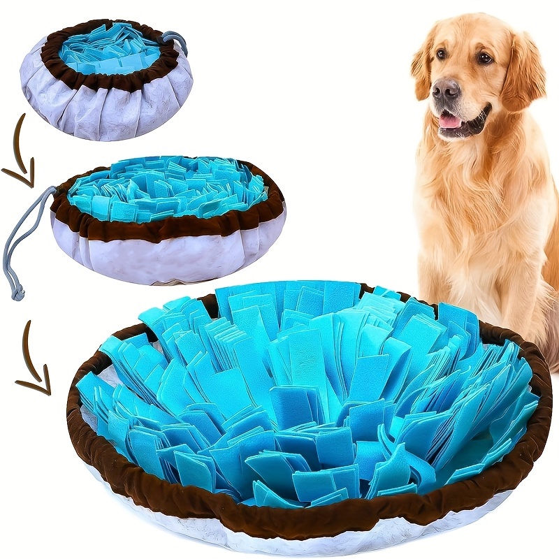 Popular Interactive Dog Toys-Pet Snuffle Mat,Wooly Feeding Traning Mat,Dog  Nosework Feed Mat Stress Release,Encourages Natural Foraging  Skills,Washable