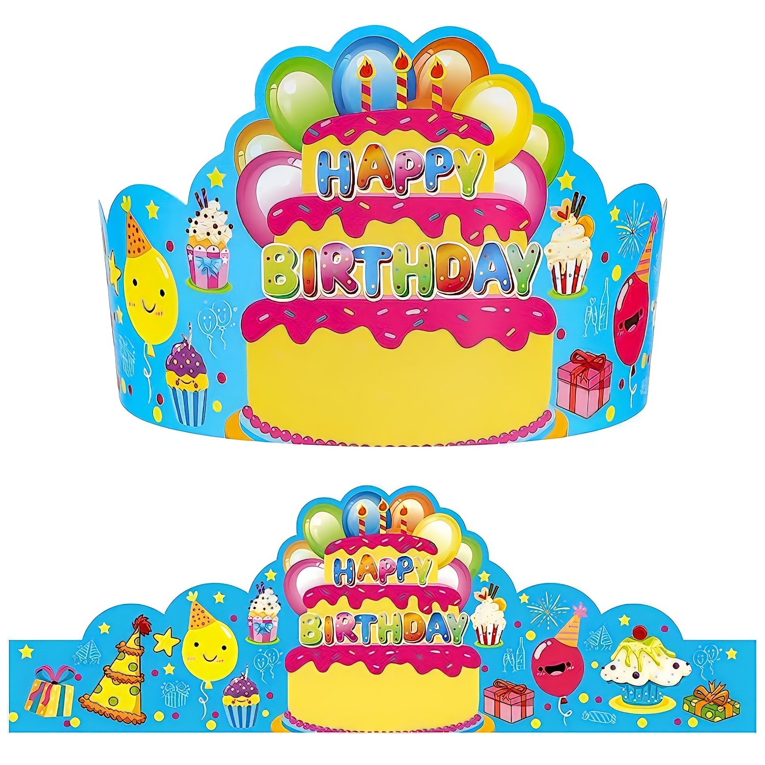 Juego de decoraciones de primer cumpleaños para niña, juego temático rosa,  fiesta de primer cumpleaños, decoración de pastel, corona de flores, tiara