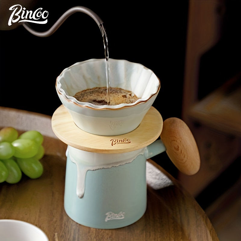 Bincoo Ceramic Pour Over Coffee Dripper Slow Brewing - Temu