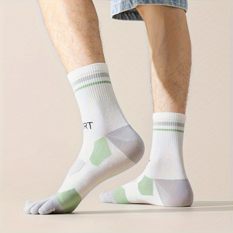 Calcetines Tabi Con Punta Dividida Para Hombre Corte Bajo - Temu