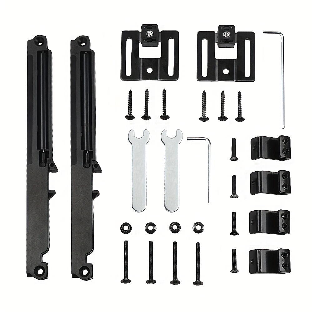 Barn Door Soft Close Mechanism Kit - Steel Damping Hardware For Sliding Doors