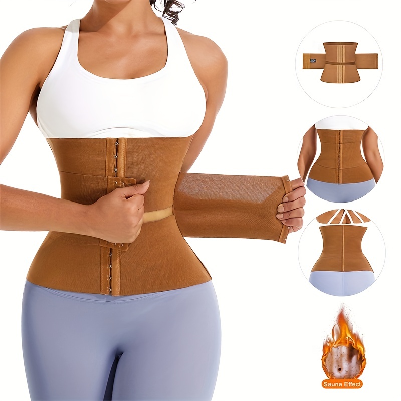 Small Tan Nude Invisible Tummy Trimmer Slimming Belt Waist Corset