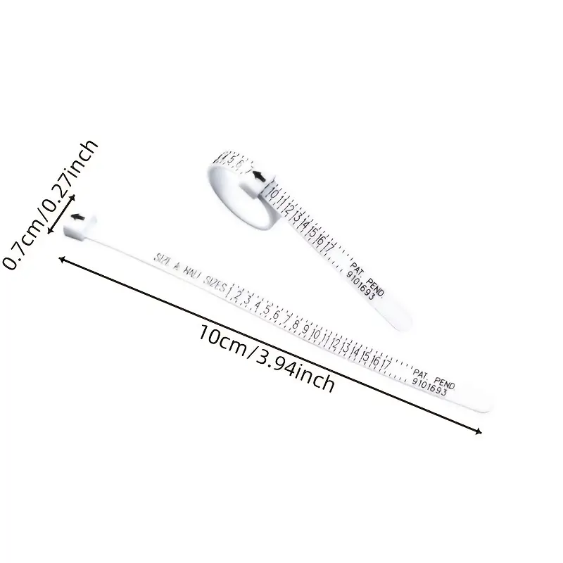 Us Standard Us Size Ring Ruler - Temu Italy