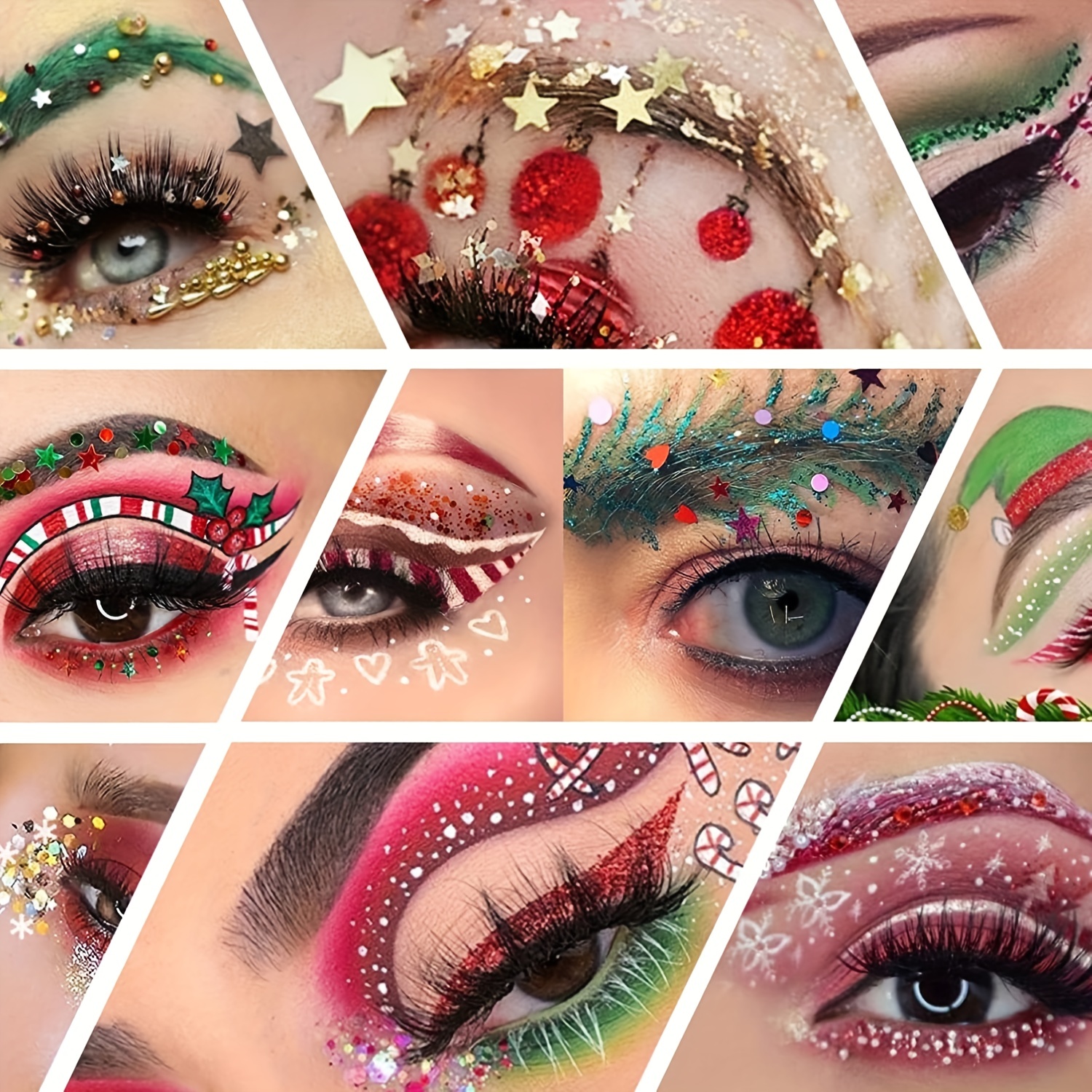 10 Grams/Pack - Snowflake Glitter - Festival Rave Beauty Makeup Face Body  Nail Art Decoration