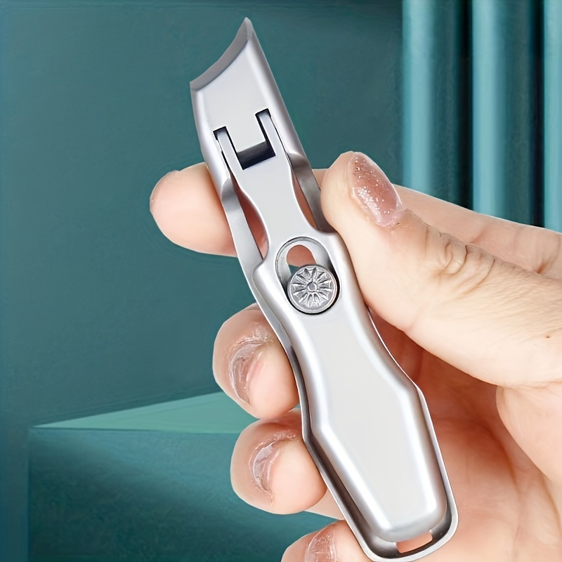 Stainless Steel Slanted Edge Nail Clippers Nail Clippers - Temu Canada