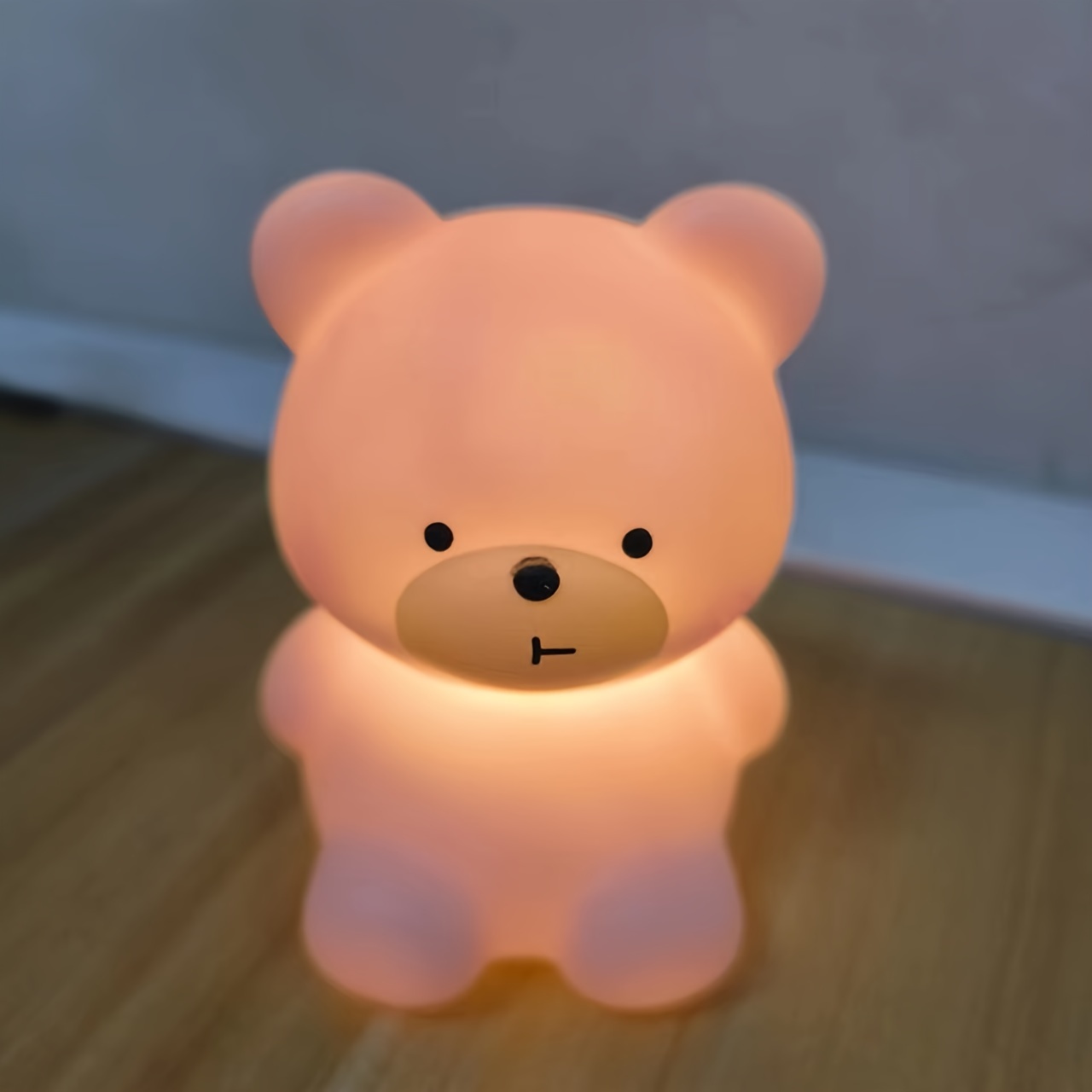 Ositos de peluche LED, bonitos juguetes de peluche de oso blanco brillante,  creativos, coloridos y luminosos, regalos para dormitorio, niños, bebé