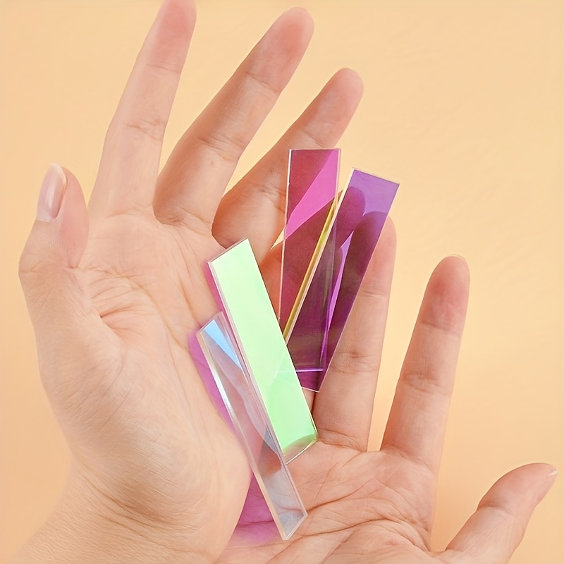 10pcs Nail Display Board Acrylic Aurora Nail Salon Display Strip