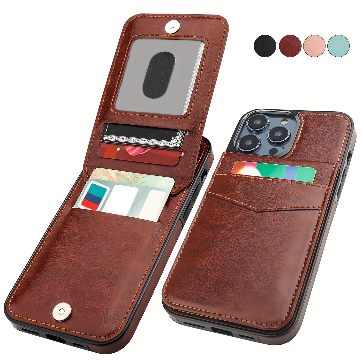 Luxury Wallet Bag Phone Case For iPhone 14 13 12 MINI 11 Pro XR XS