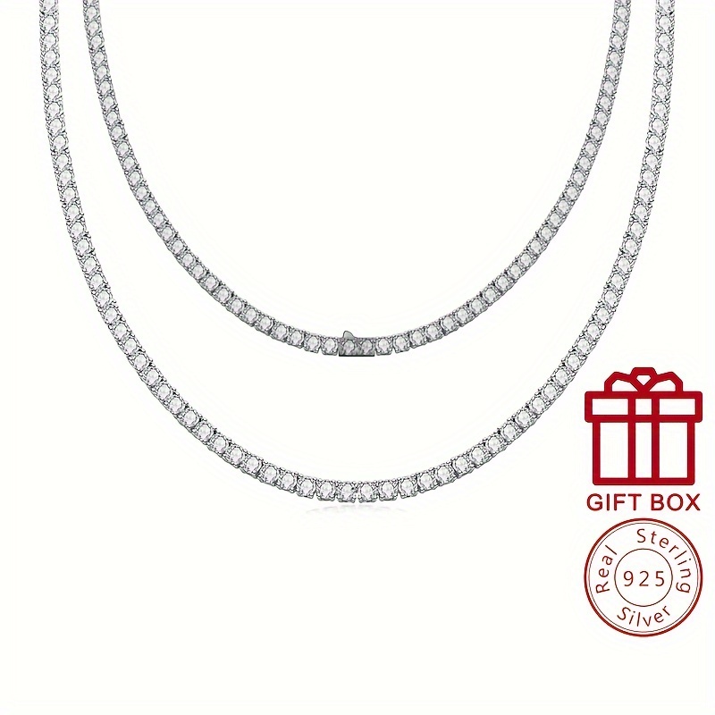 Moissanite Jewelry Necklace - Temu