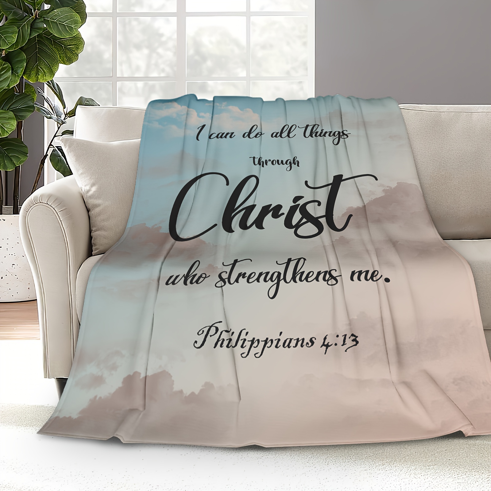 Positive Living' Bible Pillow