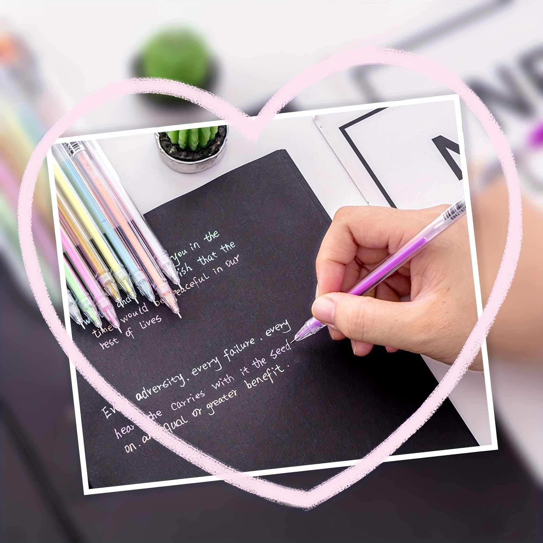 Black Pages Notebook: Black Paper Notebook | 125 Lined Black Pages |  Unleash Your Imagination With Gel Ink Pens, Fluorescent and Metallic Gel  Pens or