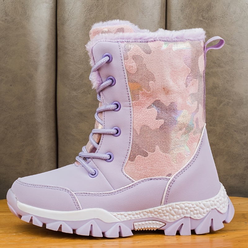 Girls tall clearance snow boots