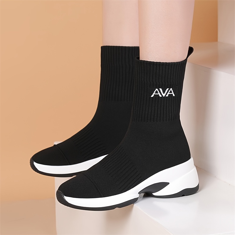 Comfortable Foreign Elastic Socks Boots Short Leg Show High - Temu