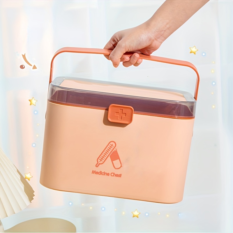Portable First Aid Kit Storage Box Plastic High Capacity Multi Functional  Family Emergency With Handle Medicine Chest 210922 From Kong09, $19.82
