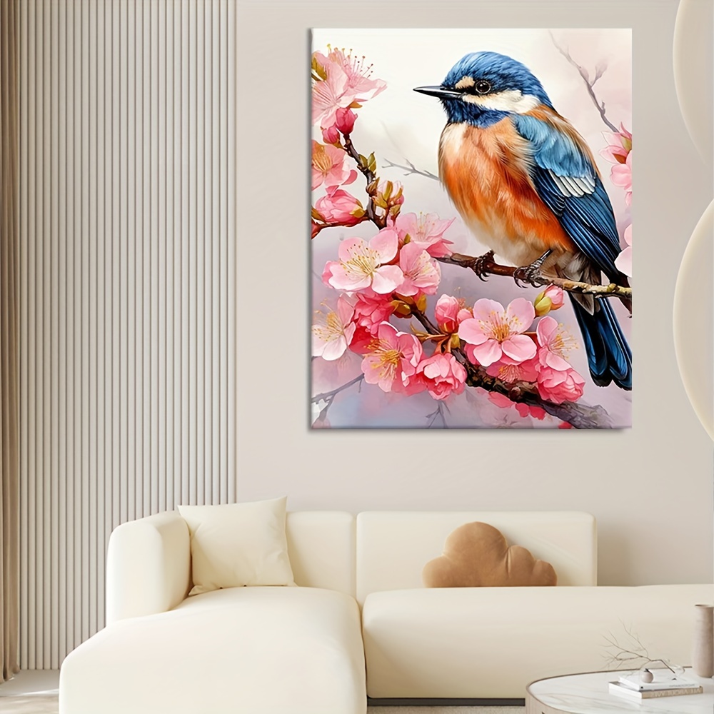 Bird Painting By Numbers For Adults Beginners - Temu