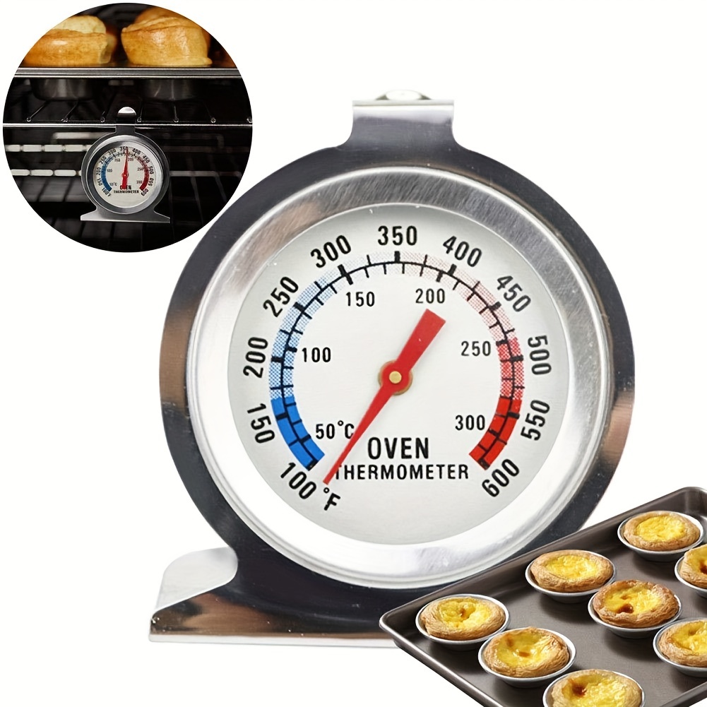 1 Pièce, Thermomètre De Four En Acier Inoxydable À Utiliser Avec  Ventilateur, Gaz, Électrique, Four À
