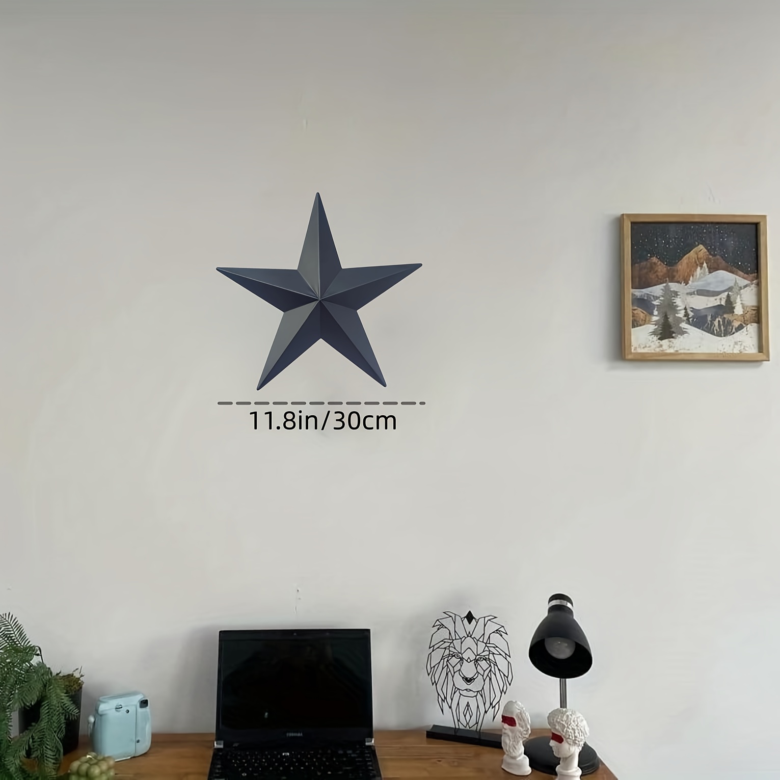 DALLAS COWBOYS RUSTIC BLACK BARN STAR CUSTOM METAL VINTAGE LONE