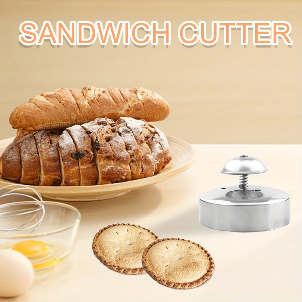 Sandwich Cutter And Sealer, Stainless Steel Sandwich Mold, Round