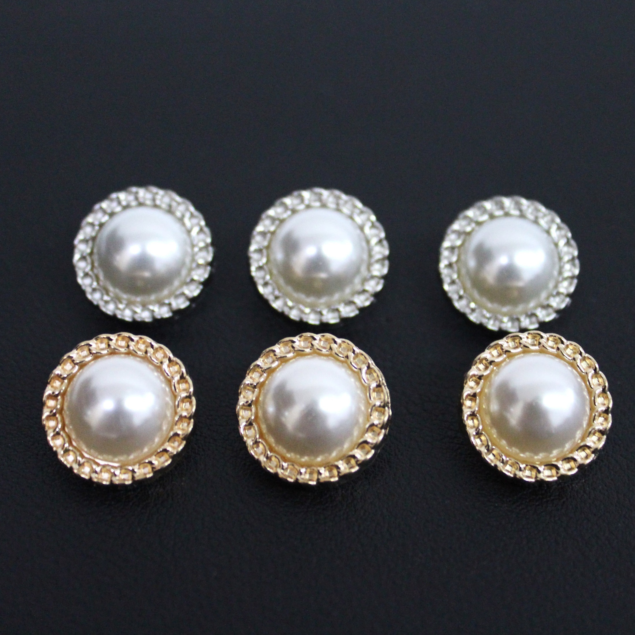 Best Deal for 20Pcs White Pearl Shank Button, Fancy Buttons, Sew