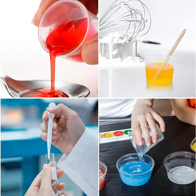 Paint Mixing Calibrated Cup Plastic Paint Mixing Cups Mixing - Temu