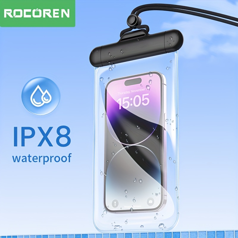 Bolsa universal impermeable para teléfono, paquete de 2 unidades, funda  impermeable compatible con iPhone 14 Pro Max/13/12/11/XR/X/SE/8, Galaxy