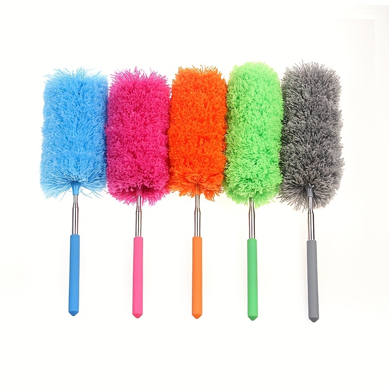 Electrostatic Microfiber Dusters, Retractable Dust Removal Brush, Bendable  Head Microfiber Dusting Brush, Reusable Washable Furniture Dust Duster For  Fan, Desktop, Keyboard, Furniture,car, Cleaning Supplies, Cleaning Tool,  Ready For School - Temu