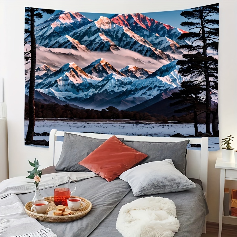 Snowy mountain tapestry new arrivals