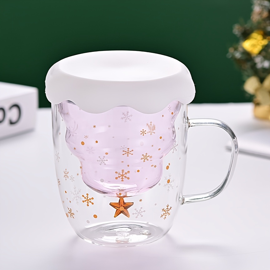 Taza Café Cristal Navideña Tazas Café Cristal 400ml/13 52 Oz - Temu