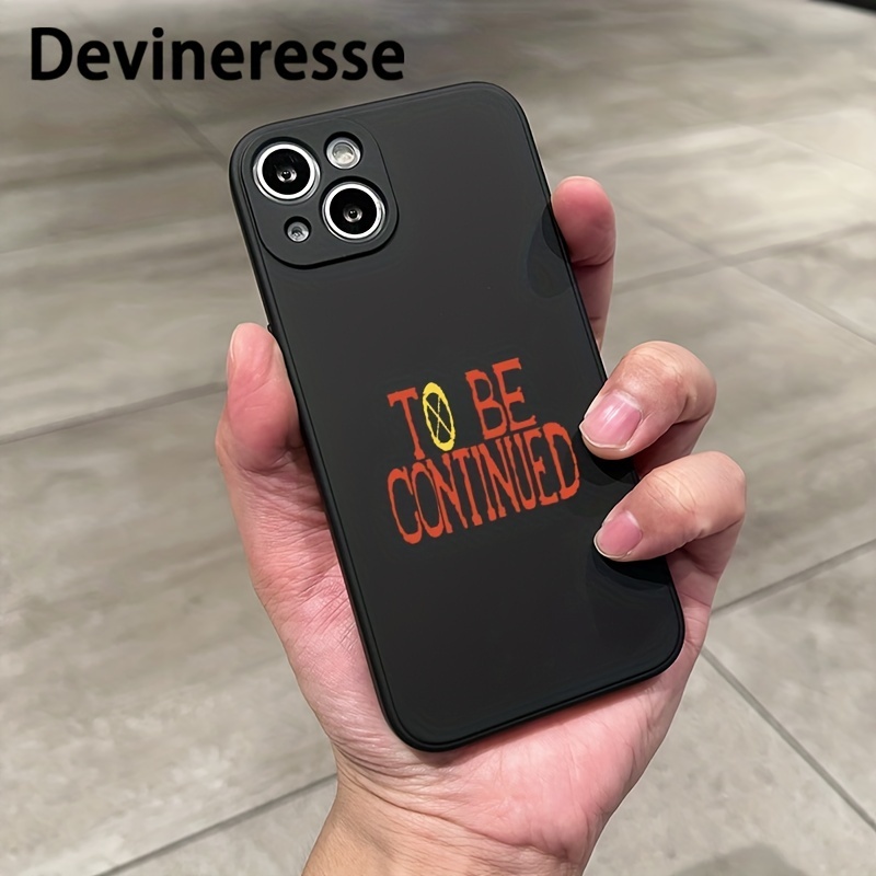 To Be Continued Anti-fall Phone Case For Iphone7/8/11/12/13/14/xr/xs/plus/pro/pro Max/se2020