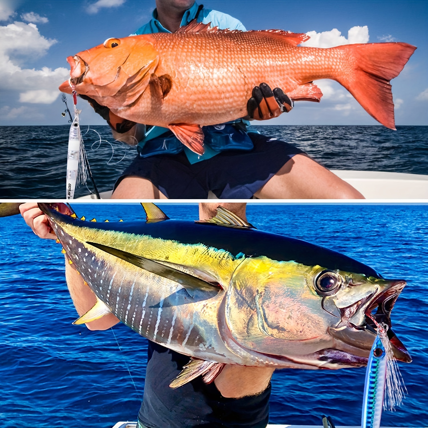 Goture Speed Jigs Saltwater Lures Tuna Jigs Grouper,Dogtooth,Bass
